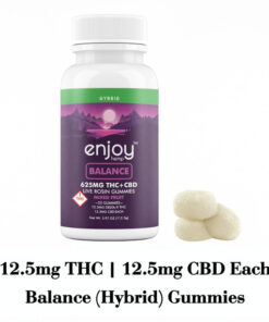 625 mg Balance THC+CBD Gummies | Hybrid