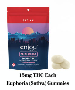 600mg Euphoria THC Gummies | Sativa