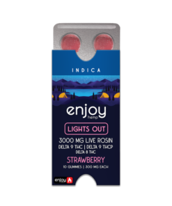 Lights Out 3000mg Gummies (300 mg Each | THCP+D9+D8 | 10 Gummies)
